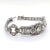 Antique Edwardian Art Deco Platinum Diamond Bracelet For Sale - Image 9 of 10