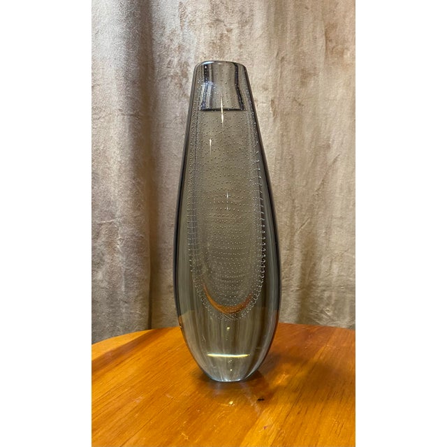 1920s Gunnel Nyman for Nuutajarvi Notsjo Control Bubble Vase • Signed For Sale - Image 13 of 13
