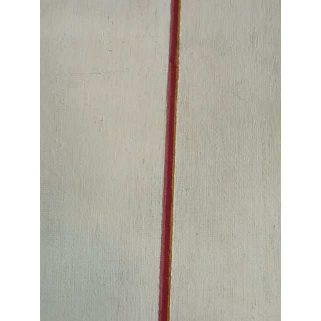 1971 Modernist 'Clocks & Chimes' Vintage Swedish Abstract Oil Painting, Framed For Sale - Image 10 of 12