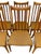 Brown Set of 6 Vintage Mid-Century Modern Slat-Back Dining Chairs With Upholstered Seats For Sale - Image 8 of 10
