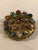 Gold 1950s Art (Arthur Pepper) Sputnik Rhinestone Brooch Pin For Sale - Image 8 of 13