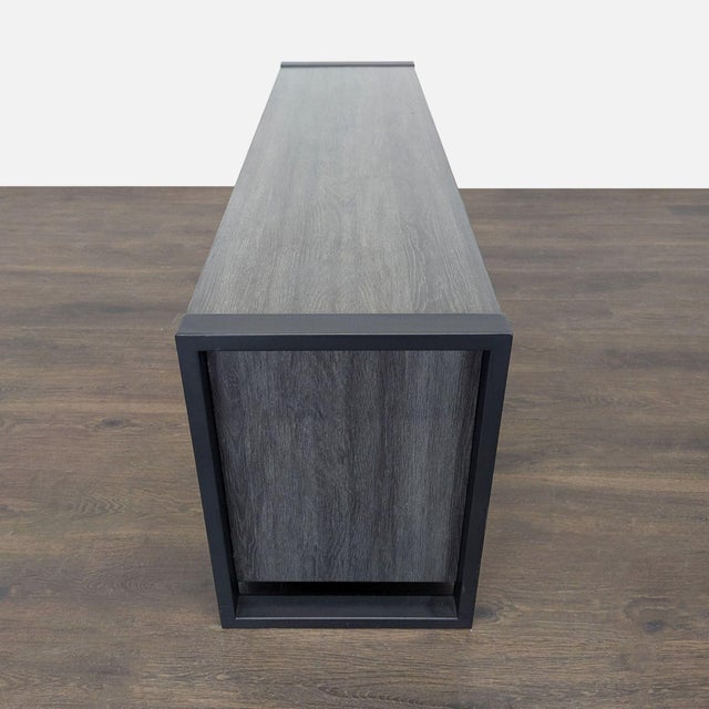 Walker Edison Industrial Modern Wood Tv Stand For Sale In San Francisco - Image 6 of 9