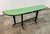 Paolo Buffa Italian Mid-Century Black Lacquered Wood and Green Glass Console, 1950s For Sale - Image 4 of 6