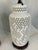 Pair of Vintage Blanc De Chine Reticulated Porcelain Chinoise Lamps Hollywood Regency For Sale - Image 12 of 17