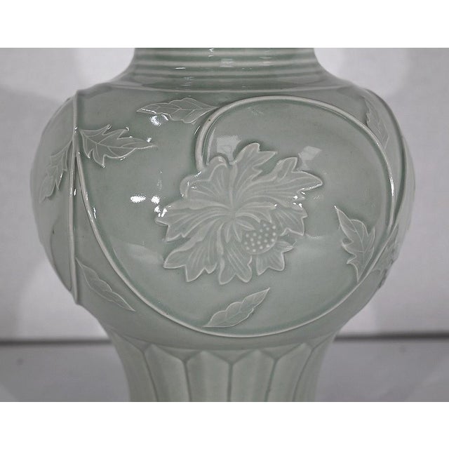 Chinese Celadon Vase, 1900s For Sale - Image 9 of 18