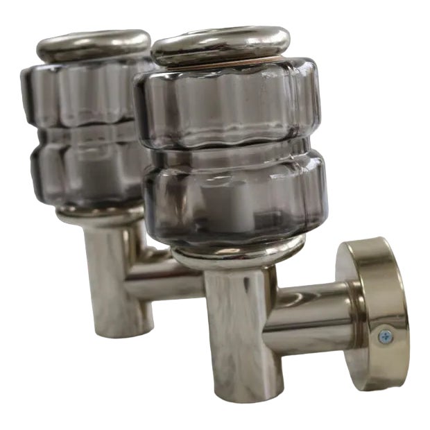 Wall Lights by Hans Agne Jakobsen, Denmark, 1970s, Set of 2 For Sale