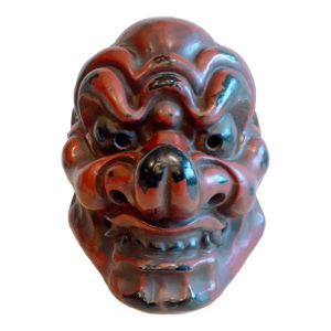 Japanese Gigaku Mask of Konron