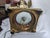 Late 20th Century Large Neoclassical Style Brass & Faux Burlwood Table Lamp With Black Shade – 34"h For Sale - Image 18 of 18