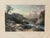 An elegant framed landscape print titled *A Lake in Cumberland*, after the work of celebrated landscape painter Philippe-...