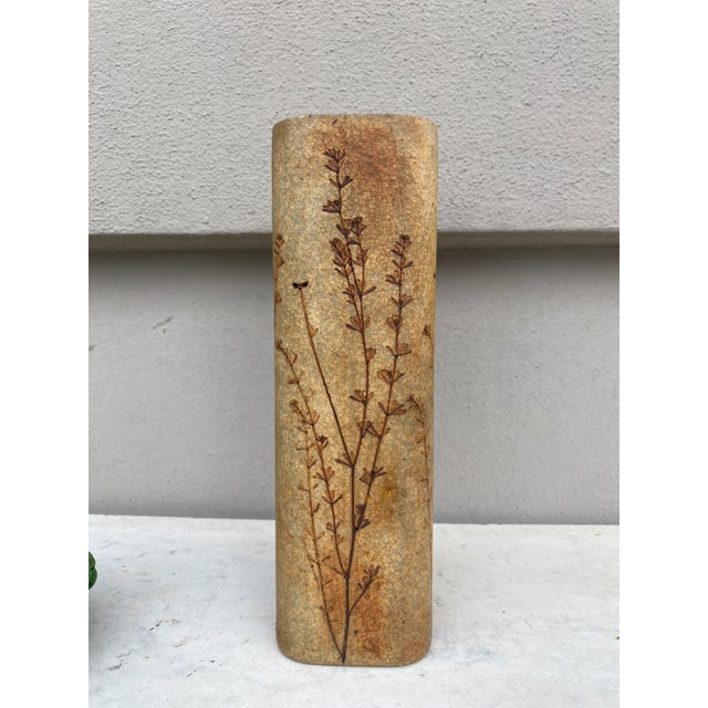 Mid-Century Modern Mid-Century French Ceramic Vase Raymonde Leduc Vallauris For Sale - Image 3 of 6