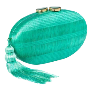 Joanna Mint Ellipse Clutch