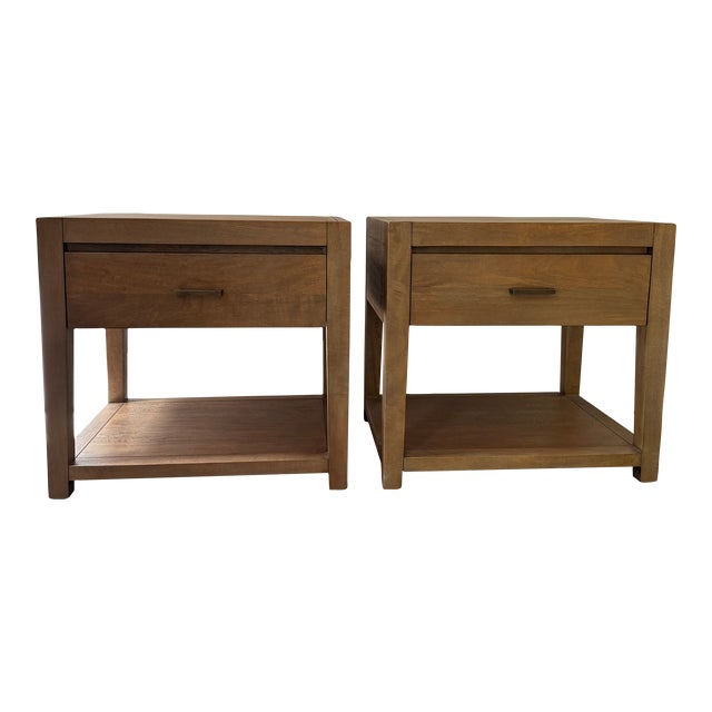 Dawson grey wash nightstand cheap