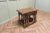 Wood Vintage Oak Nesting Tables, 1930, Set of 3 For Sale - Image 7 of 8