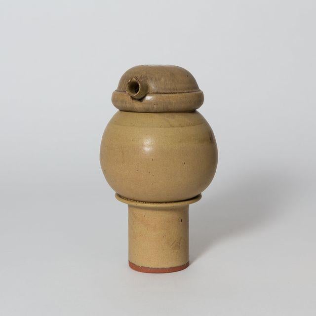 Ceramic, wheel-thrown, slab built, glazed clay by Gabriela Valenzuela-Hirsch, 2017. Made exclusively for a show at...