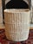 Large Mid-20th Century French-Style Curved Storage Basket in Crème For Sale - Image 9 of 18