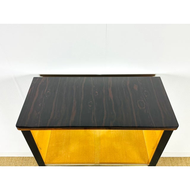 1940s Art Deco Display Case in Macassar Ebony, 1940 For Sale - Image 5 of 11