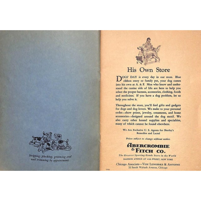 Paper Abercrombie & Fitch 1940 Dog Catalogue For Sale - Image 7 of 8