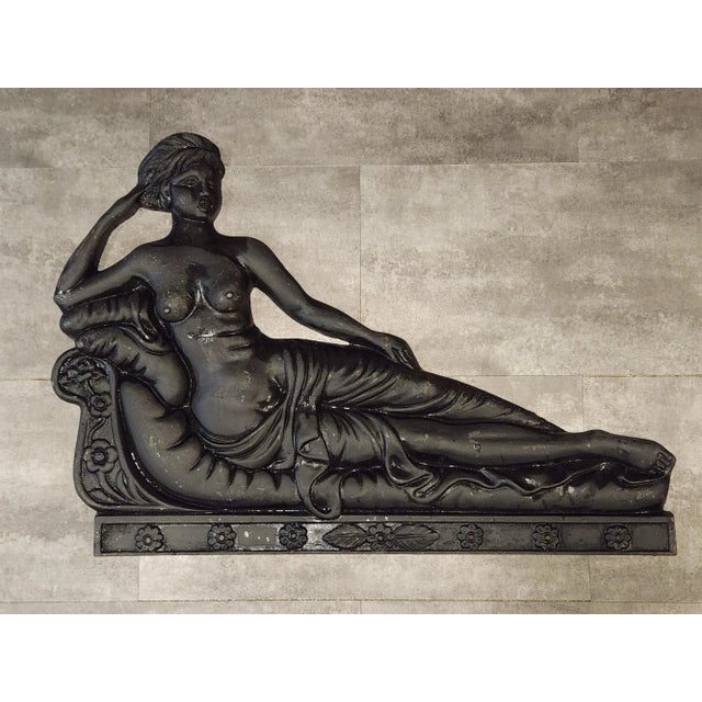 Vintage Mid-Century Cast Iron Wall Sculpture - Venus Victorious "Victrix" What a wonderful Mid-Century interpretation of...