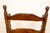 Brown Antique Ladderback Armchair With Ram's Head Arms. For Sale - Image 8 of 18