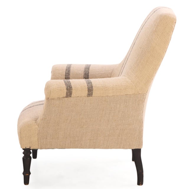 French Pair of French Napoleon III Library Chairs, C. 1860 For Sale - Image 3 of 7