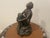 Austin Productions Art Deco Seated Woman Sculpture in Durastone For Sale - Image 10 of 14