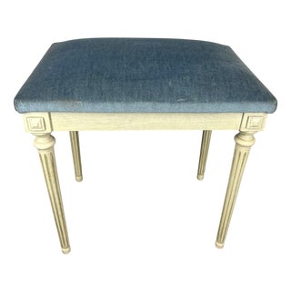 Vintage French Dressing Stool For Sale