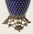 Navy Blue 19th C French (Sevres) Cobalt Blue Napoleon III Decorated Bronze MTD Tahan Vase For Sale - Image 8 of 10