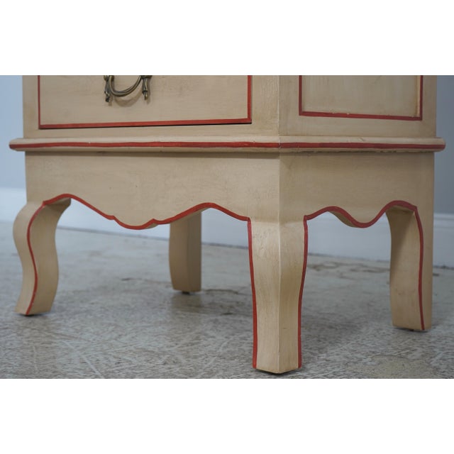 Paint 1980s Italian Paint Decorated 7 Drawer Semanier Lingerie Chest For Sale - Image 7 of 14