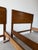 Brown 1960s Vintage Heywood-Wakefield Mid-Century Modern Twin Bed Frames – A Pair For Sale - Image 8 of 12