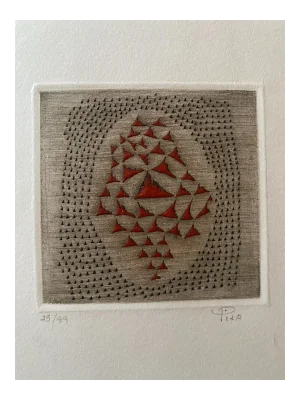 Arthur Luiz Piza - Petit Rouge - Etching - Late 20th-Century