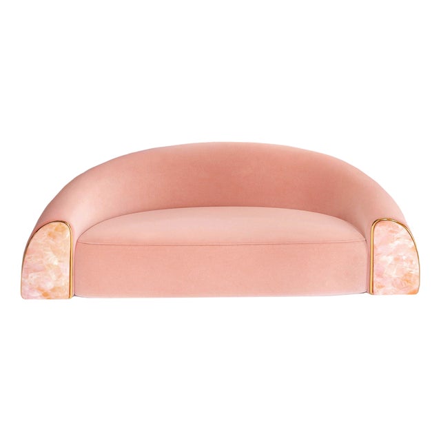 Stone Sofa in Pink by Alter Ego Studio For Sale