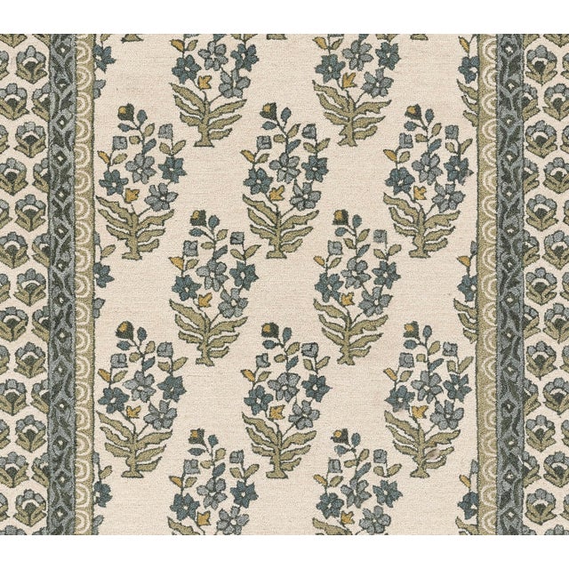Textile Momeni Cotswold Green Hand Tufted Area Rug 9' X 12' For Sale - Image 7 of 8