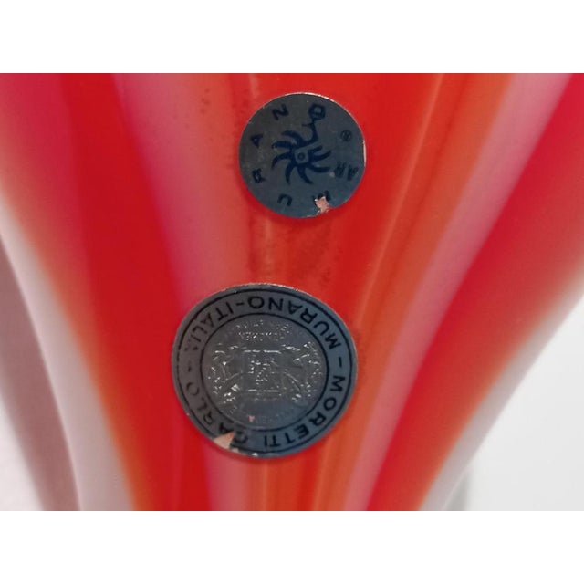 Murano Glass Vase by Carlo Moretti For Sale - Image 6 of 8