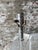 Vintage Lucite Acrylic Floor Lamp With Built-in Glass Side Table For Sale - Image 12 of 13