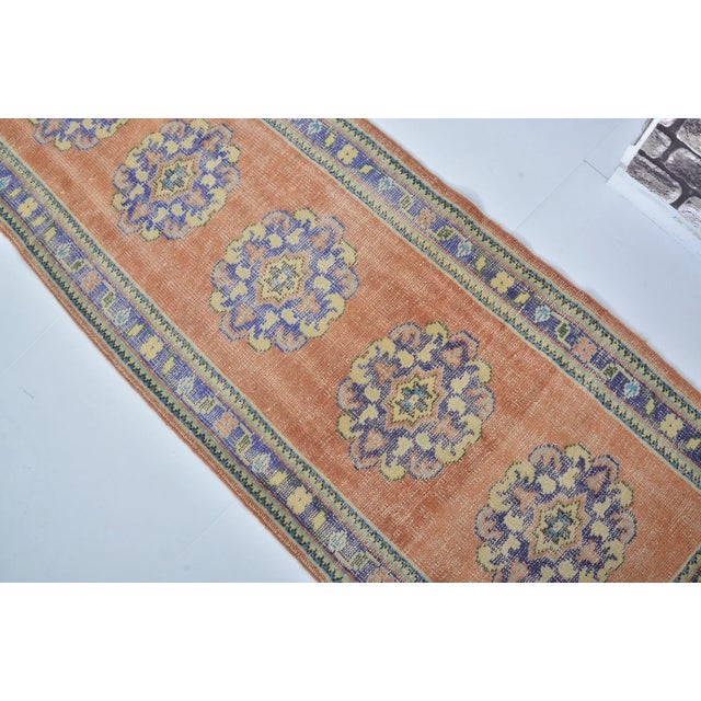 1960s Handmade wool and cotton rug in Turkish Anatolian Small Rug, Vintage Doormat Rug, Turkish Decorative Rug, Handmade...