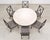 2000 - 2009 McKinnon and Harris Stone Top Dining Table and Six Dining Chairs For Sale - Image 5 of 18