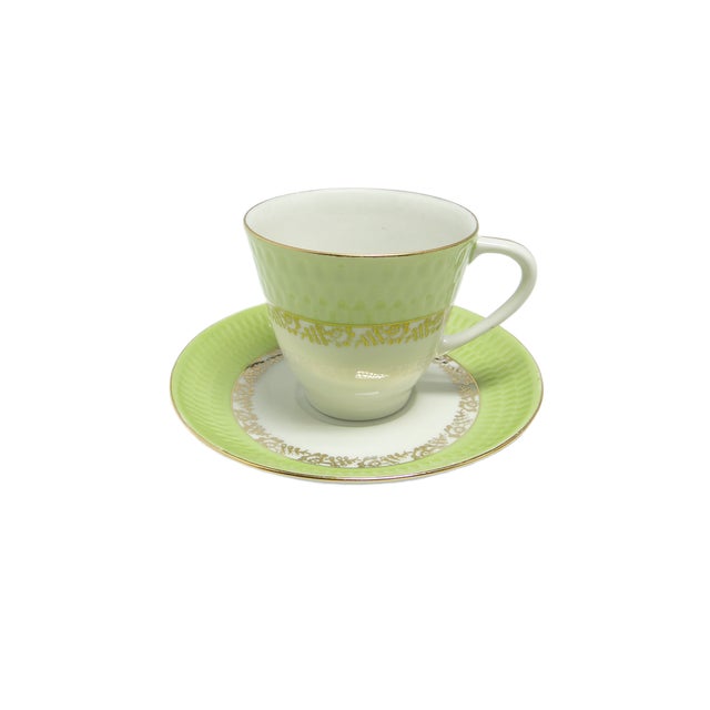 Forest Green Postmodern Cup, Poland, 1970s For Sale - Image 8 of 8