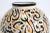 Moroccan Artist Moroccan Ceramic Lidded Urn With Arabic Calligraphy Lettrism Writing For Sale - Image 4 of 13