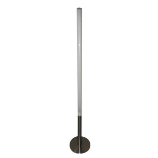 Teda Floor Lamp in Steel and Pyrex by Ferdi Giardini for Oluce, Italy, 1990s For Sale