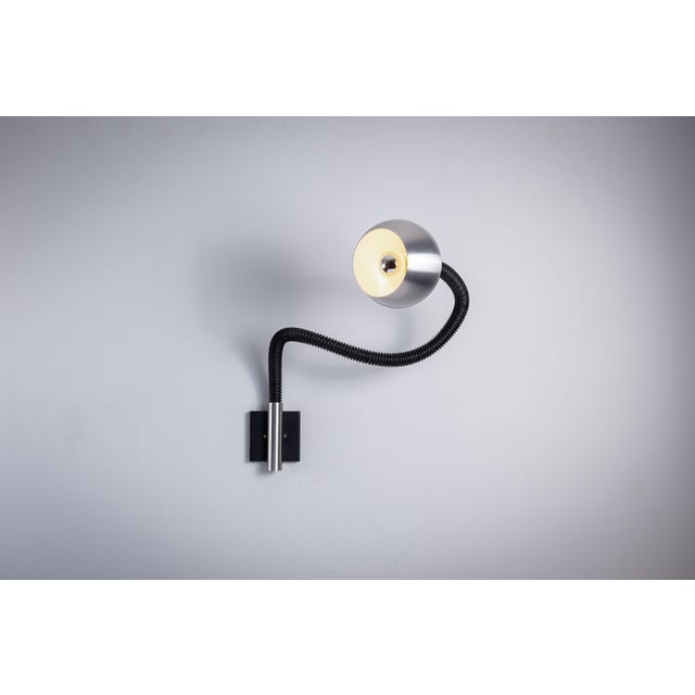 Mid-Century Modern Serpent Wall Lamp by Martine Le Forestier for Raak Amsterdam, 1968 For Sale - Image 3 of 15