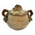 Italian Pottery Soup Tureen - Grapes With Twisted Vine Handles For Sale