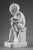 Ceramic Porcelain Biscuit Figurines of the Child Reading and the Child Drawing, 1900s, Set of 2 For Sale - Image 7 of 18