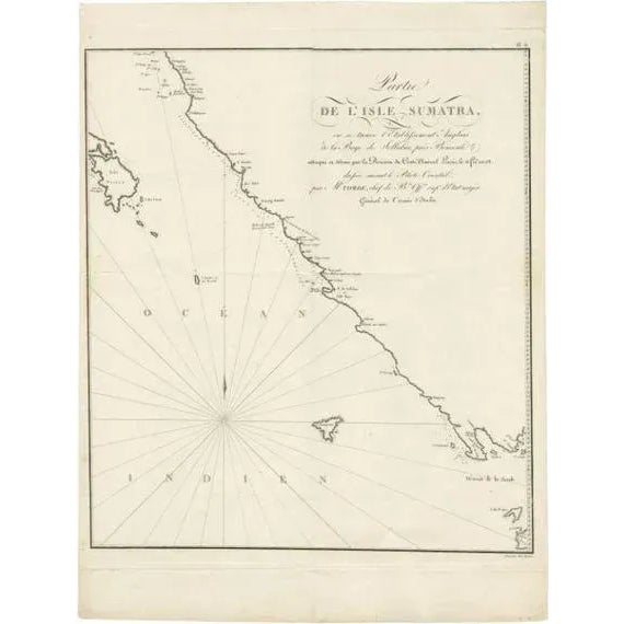 Early 19th Century Antique Map of Sumatra by Tardieu, 1811 For Sale - Image 5 of 5