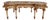 1980 French Artisan Louis XVI White Beech Marble Coffee Table For Sale