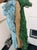 Handmade New Zealand Wool Dhurrie, Sky Blue, Beige and Green Swedish Tile Rug- 78"x88" For Sale - Image 10 of 13