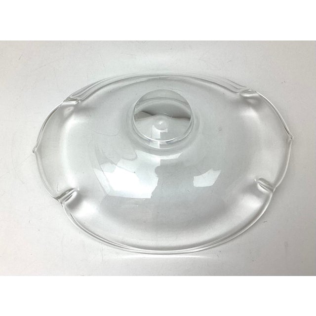 Steuben Steuben 9" Round Crimped Bowl Calyx by Donald Pollard For Sale - Image 4 of 6