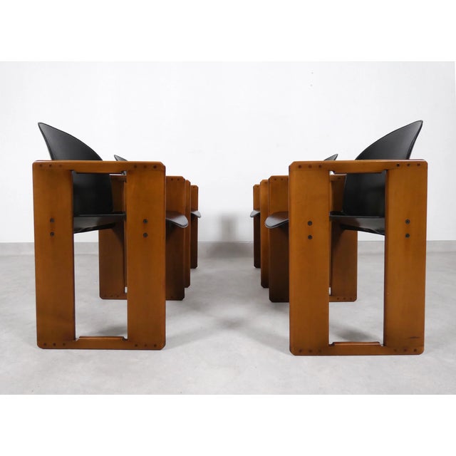 Dialogo Dining Chairs by Afra & Tobia Scarpa for B&B Italia / C&B Italia, 1989, Set of 4 For Sale - Image 9 of 18