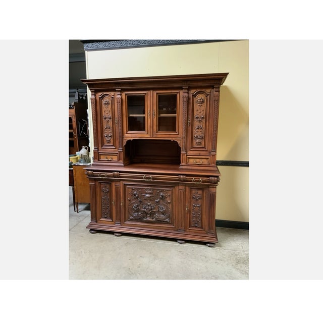 Antique Neo-Renaissance Buffet, 1880 For Sale - Image 4 of 12