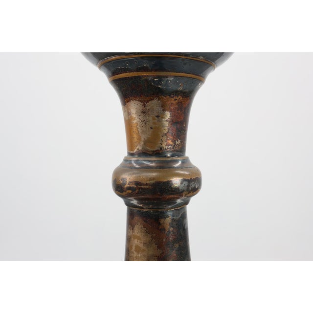 Art Deco Silvered Copper Champagne Bucket on Stand, France, 1910s For Sale - Image 10 of 15