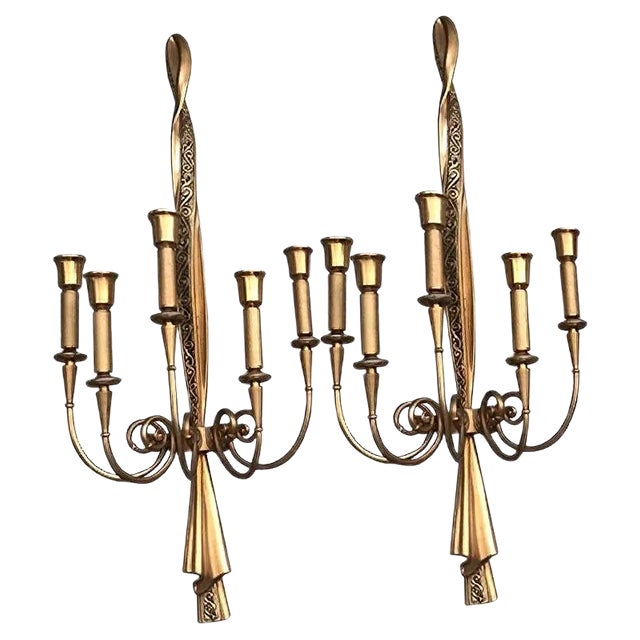 Mid-Century Sconces by Oscar Torlasco for Lumi, Set of 2 For Sale